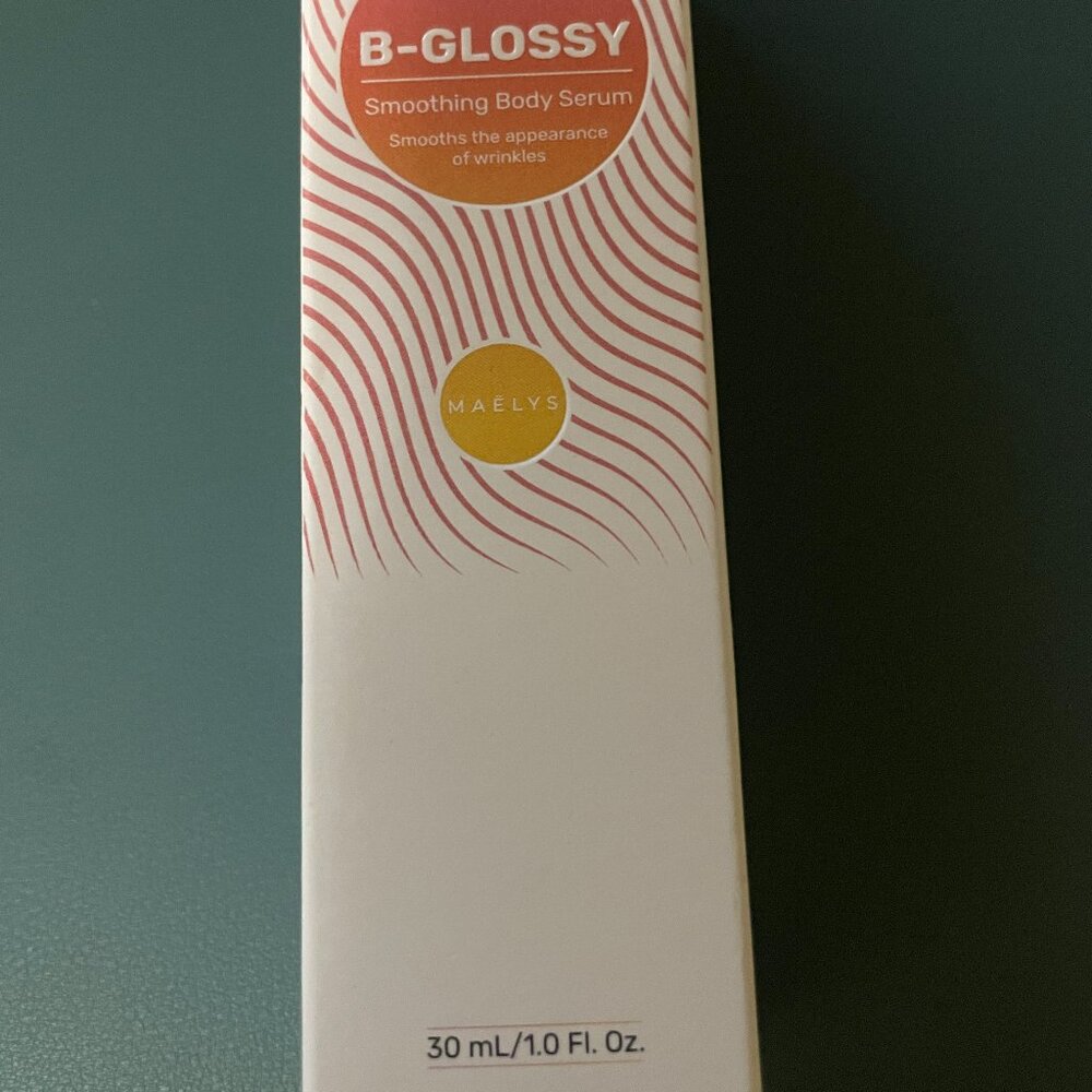 Maelys B-GLOSSY Smoothing Body Serum 30 ml / 1.0 OZ NIB Sealed.
